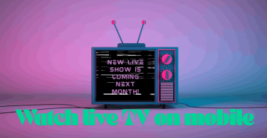 Watch live TV on mobile